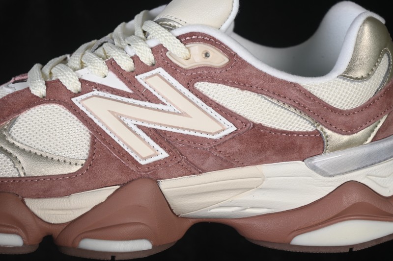 New Balance 9060 Retro Running Shoes with Mesh and Suede Upper - U9060ERP