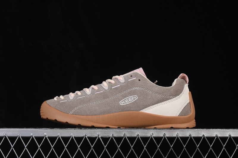 Keen Jasper Retro Street Style Outdoor Shoes with Tiger Camo Rose Pink Design - F.C3