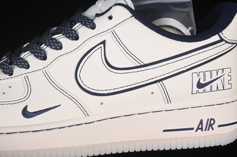Nike Air Force 1 '07 Low Basketball Shoes with Classic Air-Sole Cushioning and Durable Leather Upper - SM6668-131