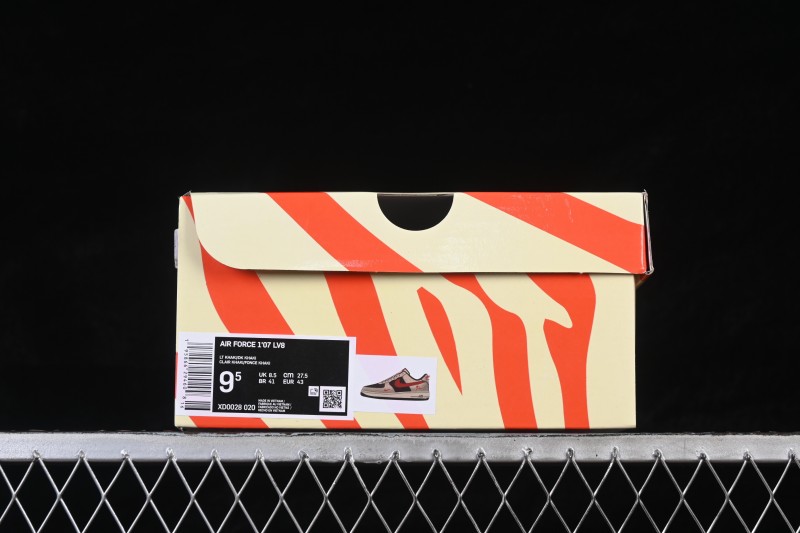 Nike Air Force 1 '07 Low Chinese New Year Limited Edition Light Khaki Casual Sneakers - XD0028-020