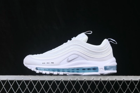 Nike Air Max 97 Retro Running Shoes with Holy Water-Inspired Air Cushion - Mschf x Inri