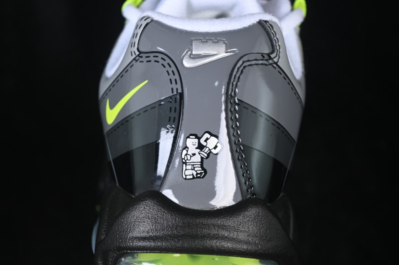 Nike Air Max 95 x Lego Retro Running Shoes with Visible Air Cushioning - IO4801-002