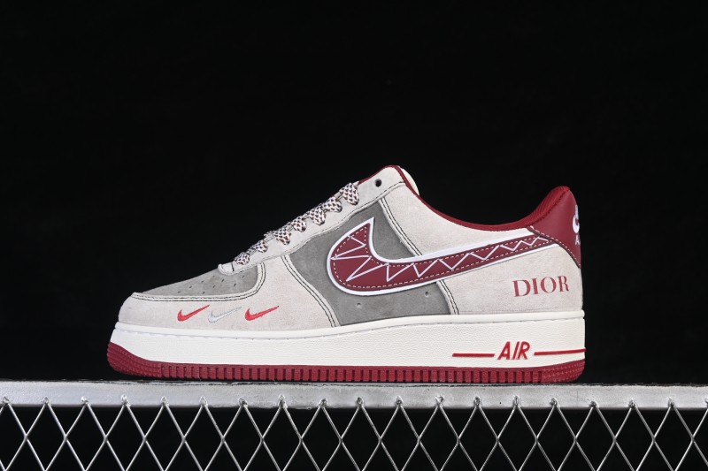 Nike Air Force 1 '07 Low Collaboration Skateboarding Shoes with Full-Length Air Cushion - SY1388-028