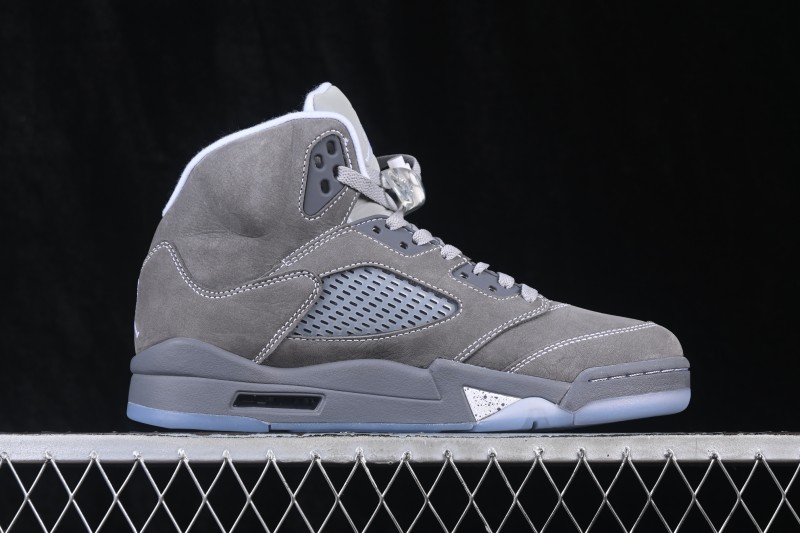 Air Jordan 5 Wolf Grey Basketball Shoes - DD0587-002