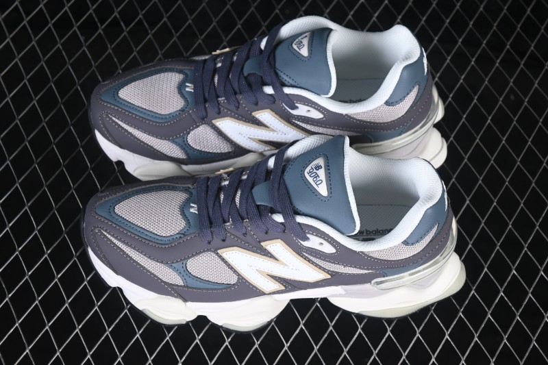 New Balance NB9060 Retro Casual Running Sneakers with ABZORB Cushioning - U9060528
