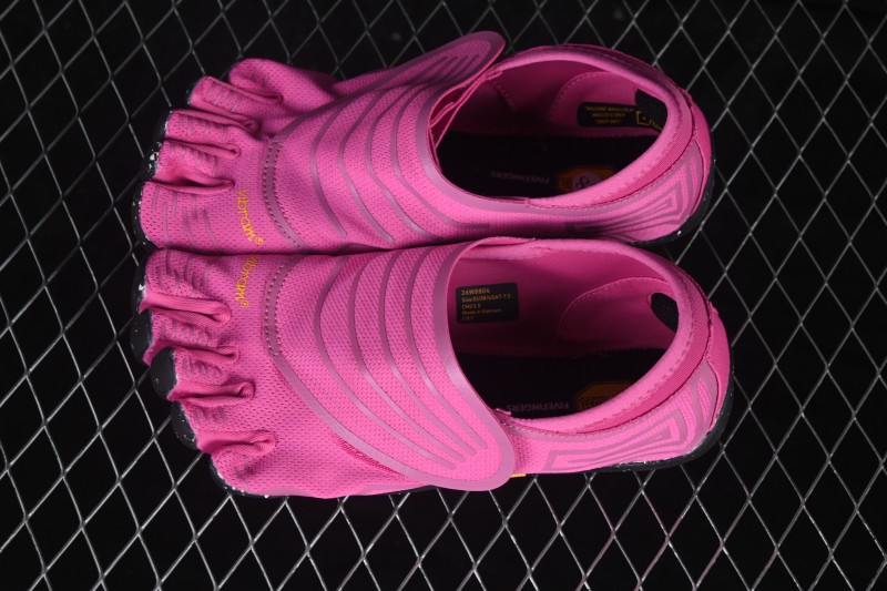 Vibram GroundSplay Barefoot Squat Training Quick-Dry Five-Finger Shoes with Support - 26W8804 Fuchsia Black