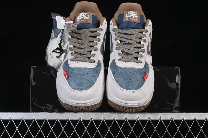 Nike Air Force 1 '07 Low Sneakers with Air-Sole Cushioning and Retro Design - DD1982-346