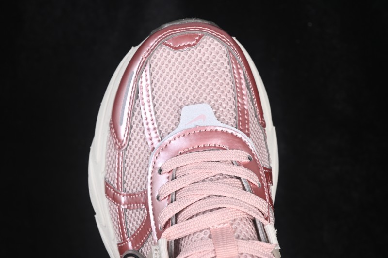 Nike V2K Run Retro Low-Top Running Shoes with Cushlon Foam and Anti-Slip Traction - FD0736-201