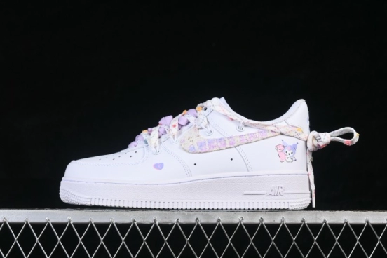 Nike Air Force 1 '07 Low Kuromi Casual Skateboarding Shoes - DC9999-556