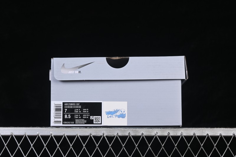 Nike Air Force 1 '07 Low Emotional Sketch Hand-Drawn Art Casual Sneakers - CD1212-111