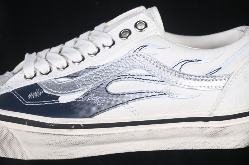 Vans Old Skool Flame Series Low-Top Casual Skateboarding Shoes - VN000D9RCCZ1