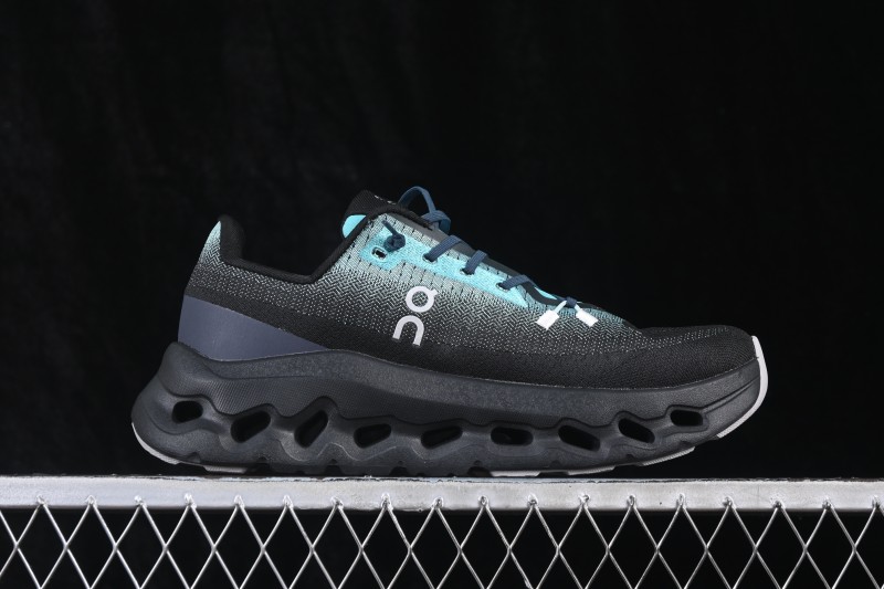 On Cloudtilt Comfortable Slip-Resistant Low-Top Casual Urban Running Shoes Black Light Green