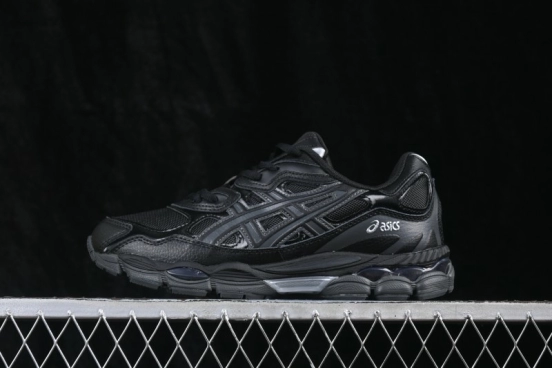 Asics Gel-NYC Retro Running Shoes with Breathable Mesh and Suede Upper - 1203A280-003