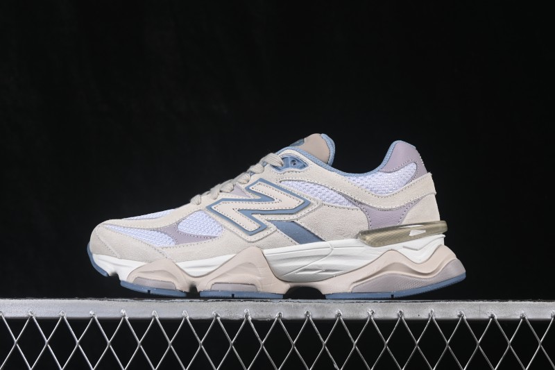 New Balance NB9060 Retro Running Shoes with ABZORB Cushioning and Suede Overlays - U90601RJ