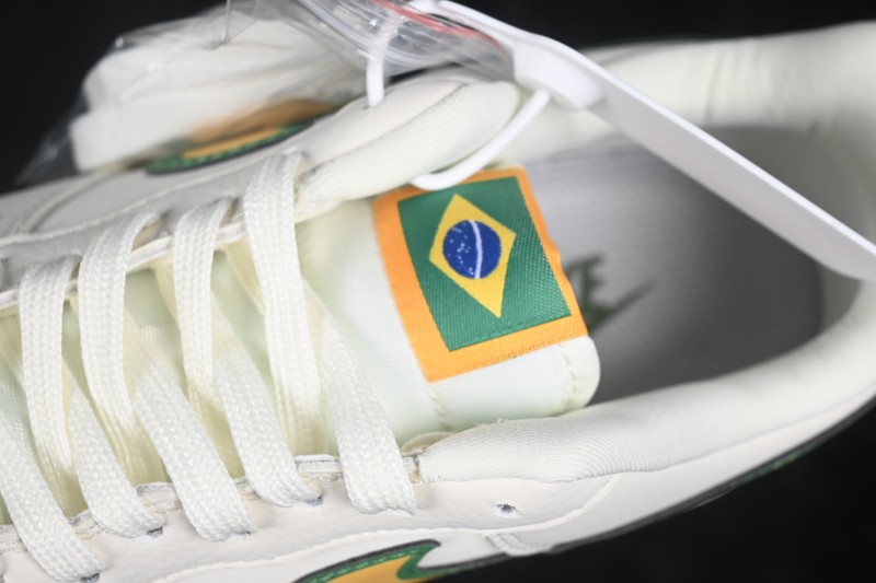 Nike Air Force 1 '07 Low World Cup Theme Casual Sneakers with Full-Length Air Cushion - DD1982-369