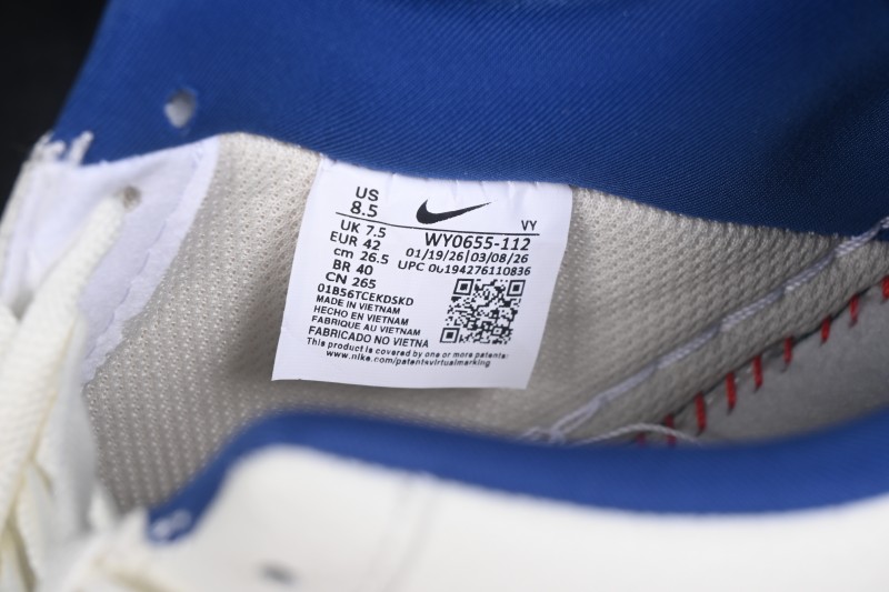 Nike Air Force 1 '07 Low Collaboration Casual Skateboarding Shoes with Full-Length Air Cushion - WY0655-112