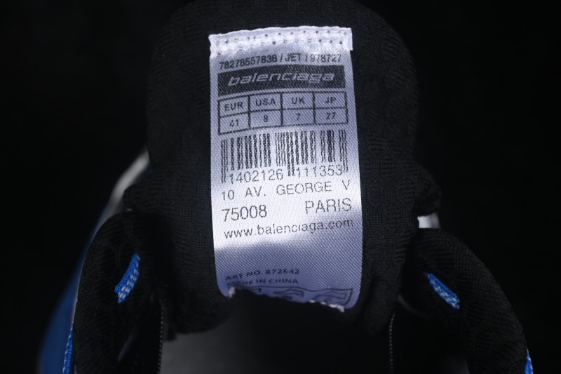 Balenciaga Jet Embossed Round-Toe Thick-Sole Low-Top Dad Sneakers - WMRTN9041
