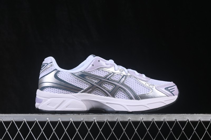 Adidas Retro Running Shoes with Mesh and Leather Upper and GEL Cushioning - 1202A164-113