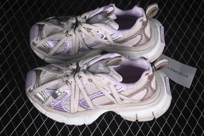 Balenciaga 3XL Extreme Laces Logo Running Shoes - W3XCH9250
