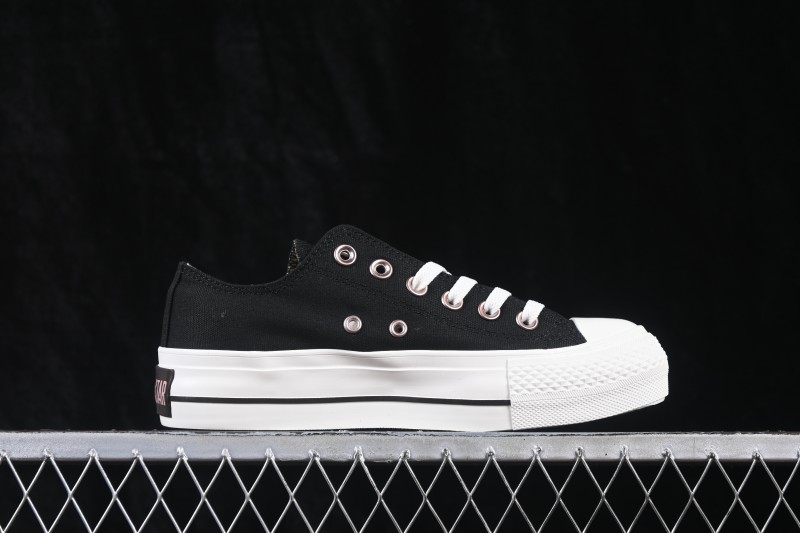 Converse All Star Platform Chunky Low-Top Casual Skate Shoes - 5SE971