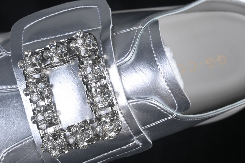 Goldengoose Casual Deichmann Training Lifestyle Shoes with Silver Accents - G26U4818B