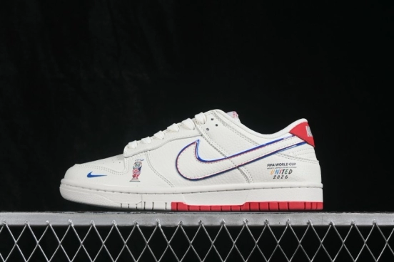 Nike SB Dunk Low World Cup Theme Premium Custom Low-Top Skateboarding Shoes - NH0601-499