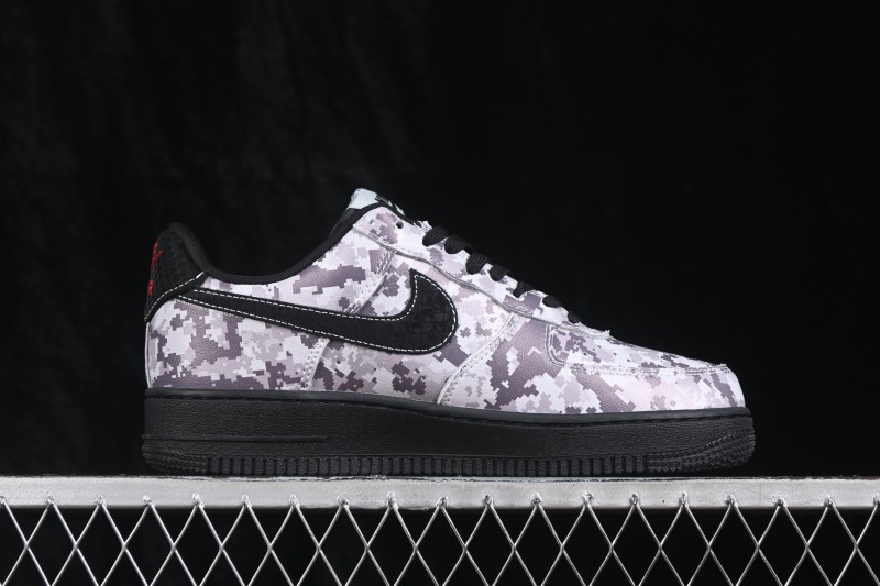 Nike Air Force 1 '07 Low Collaboration Casual Skateboarding Shoes with Full-Length Air Cushion - JL8888-001