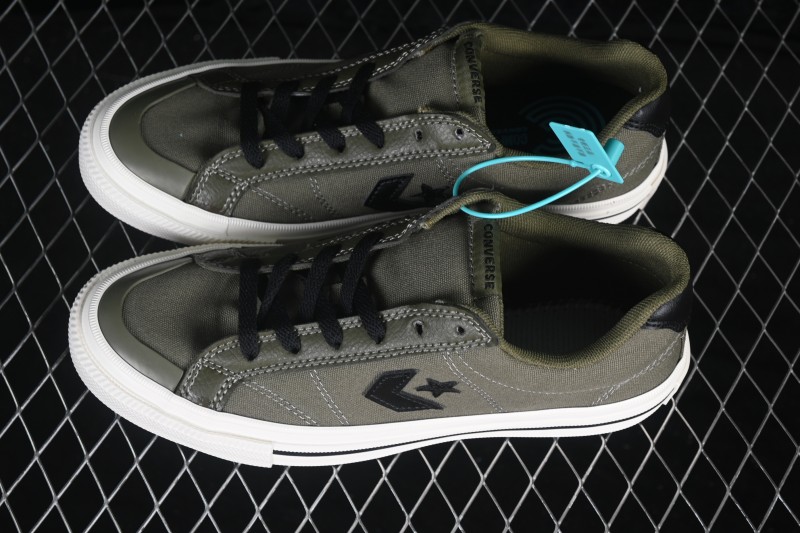 Converse Sport Casual Round-Toe Low-Top Canvas Shoes with Lace-Up Design - A12748C