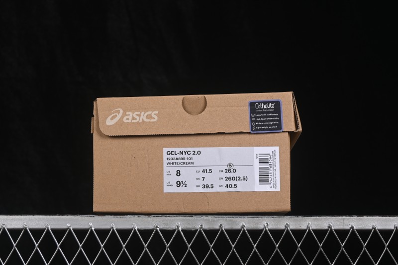 ASICS Gel-NYC 2.0 Running Shoes with Breathable Suede and Mesh Upper - 1203A895-101