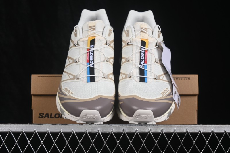 Salomon XT-6 Advanced Trail Running Shoes with Agile Chassis System and Breathable Mesh - 477377-33