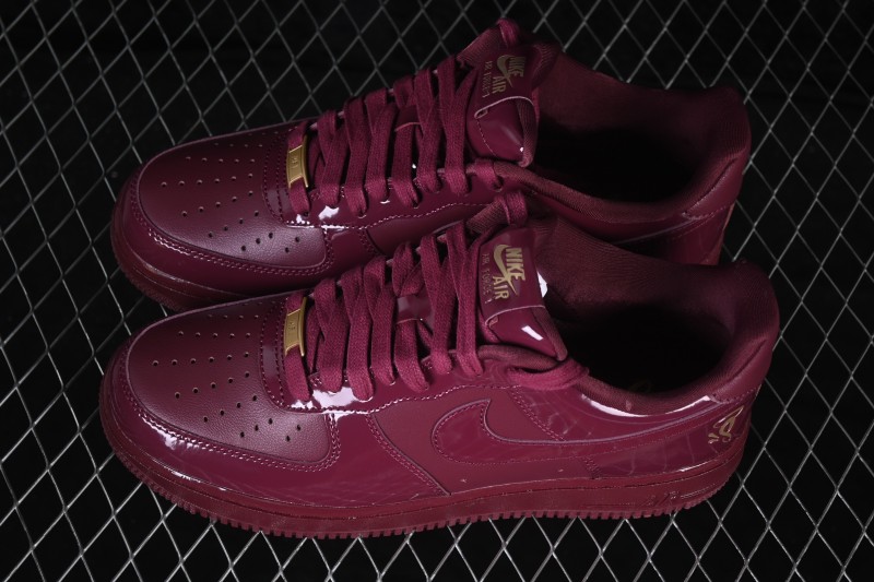 Nike Air Force 1 Low Central Cee Dark Beetroot Casual Skate Shoes - IO9970-638