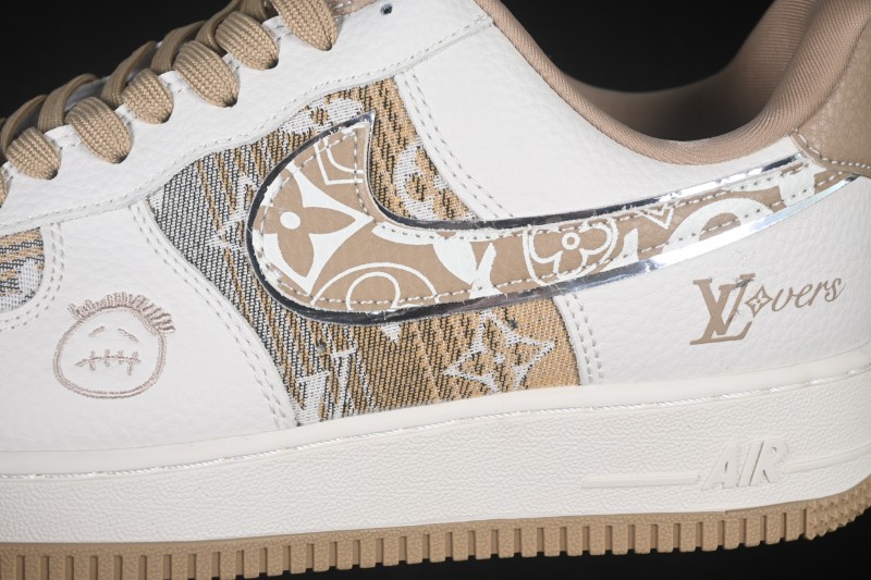 Nike Air Force 1 '07 Low Casual Sneakers with Full-Length Air Cushion - DW8806-031