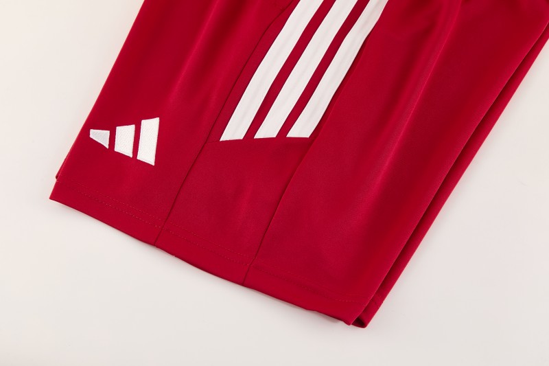 26/27 Adidas 14  Red Short Sleeve+Soccer Shorts