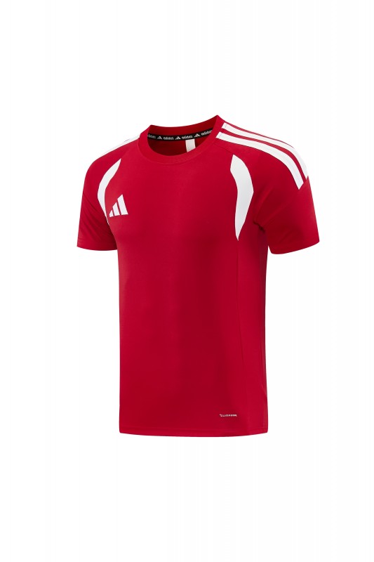 26/27 Adidas 14  Red Short Sleeve+Soccer Shorts