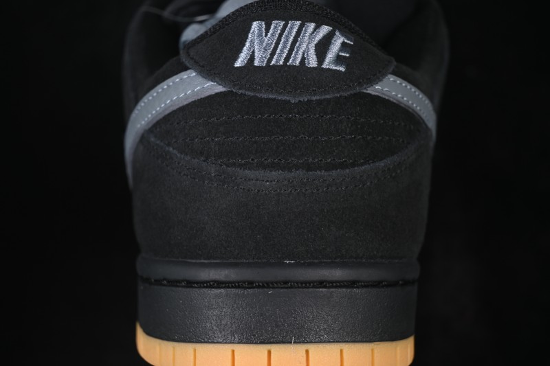 Nike SB Dunk Low Pro Black Gum Grey Skateboarding Shoes - BQ6817-010
