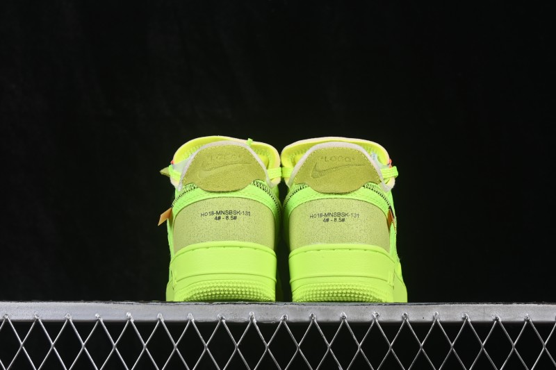 Nike Air Force 1 Low Off-White Translucent Yellow Sneakers - AO4606-700