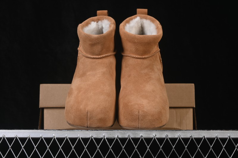 UGG Classic Novelty Simple Fit Invisible Height-Boosting Snow Boots 1180412 CHE