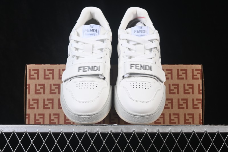 Fendi Match Round Toe Thick Sole Low-Top Casual Sneakers - AHH2F1FHS