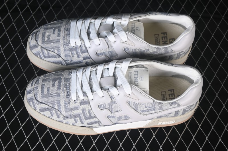 Fendi Match Round Toe Thick Sole Low-Top Casual Sneakers - AHH2F1FHS