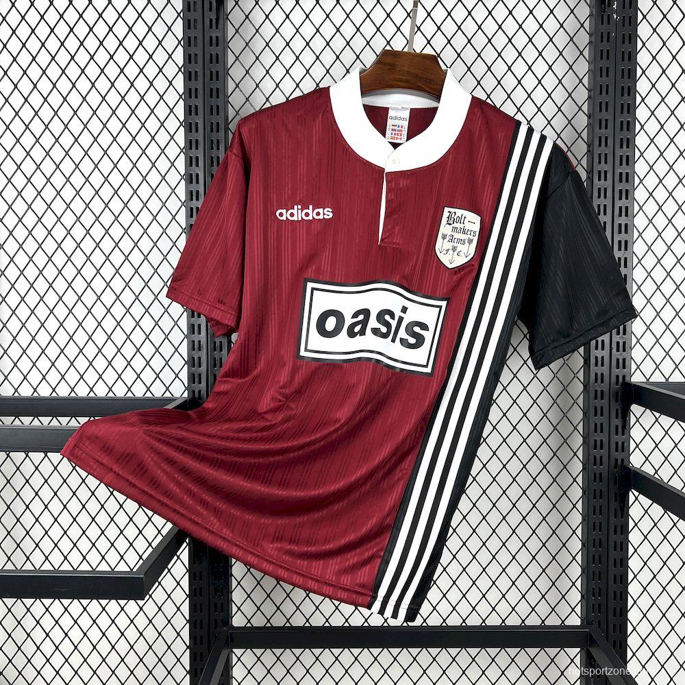 1996 Retro  Mens Oasis X Bolt Makers Arms Concept Jersey