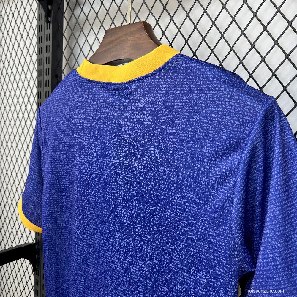 2000/01 Retro Deportivo Alaves Champions League Final Jersey