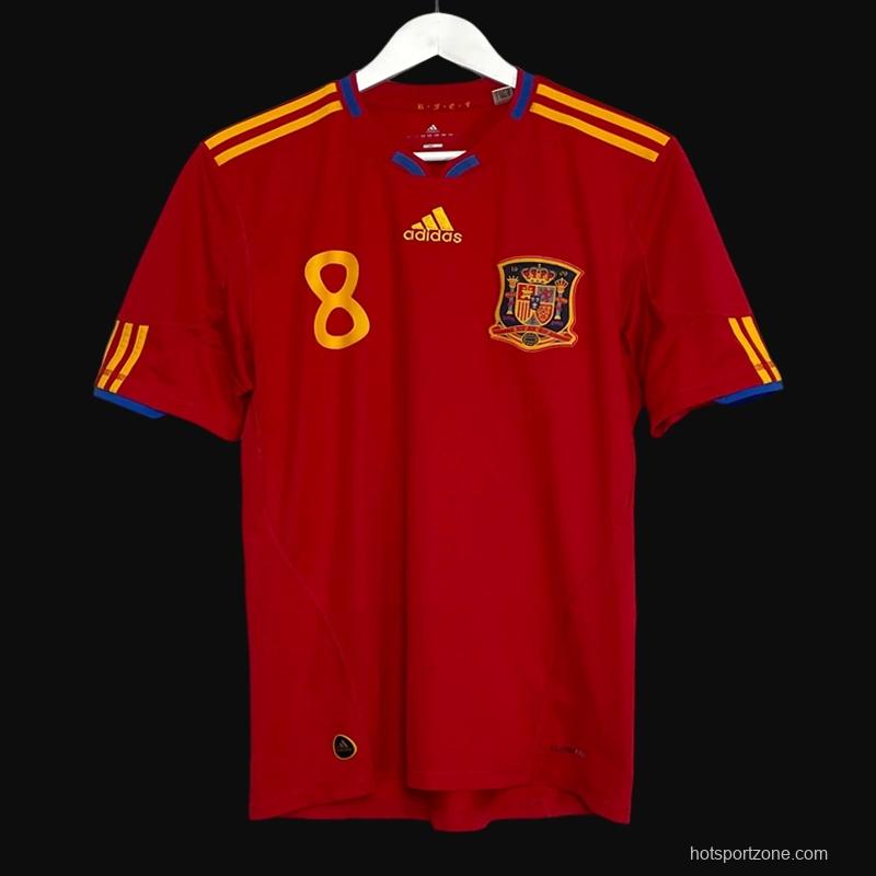 Retro 2010 Spain Home Soccer Jersey