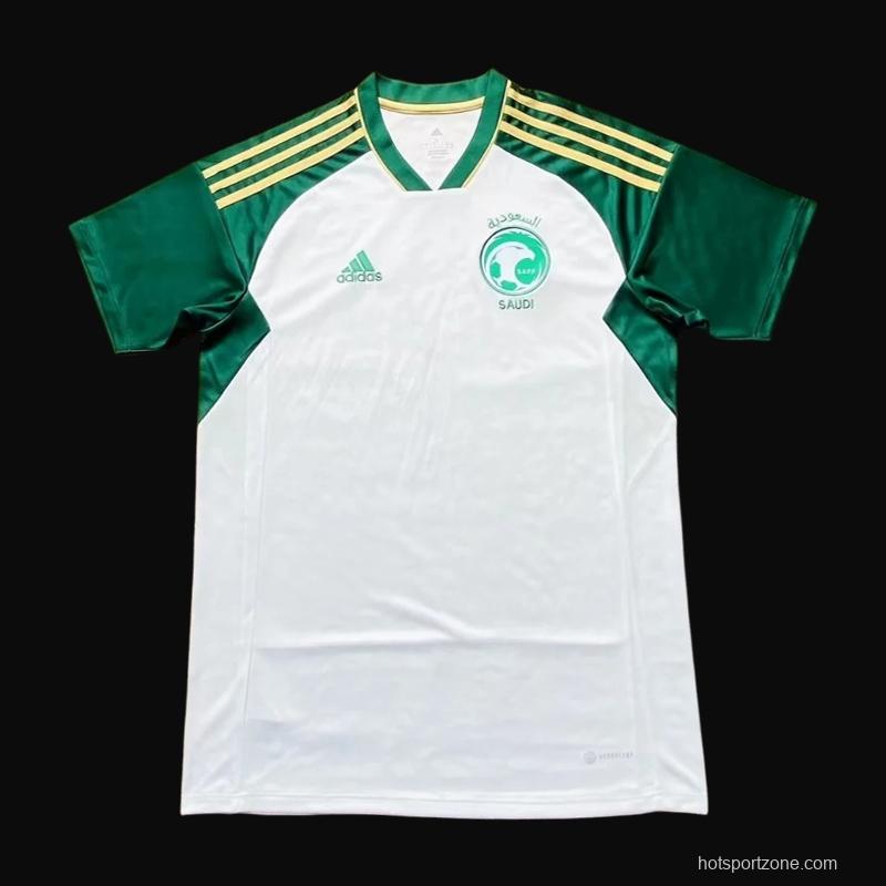 2023 Saudi Arabia Away White Jersey