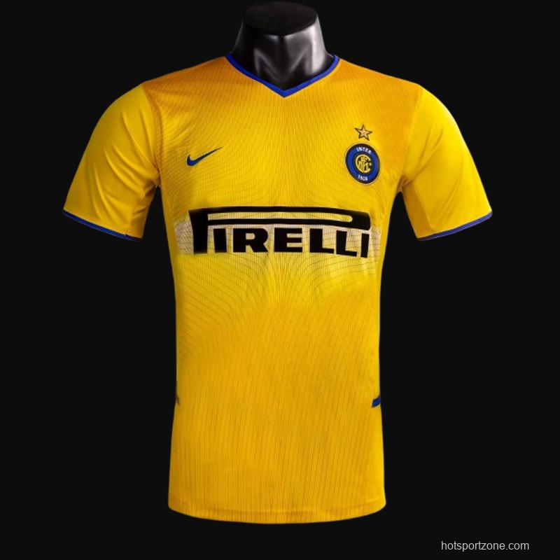 Retro 02/03 Inter Milan Third Yellow Jersey