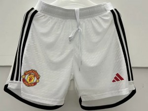 23/24 Manchester United Away White Shorts