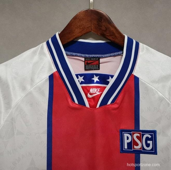 Retro 94/95 PSG White Away Jersey