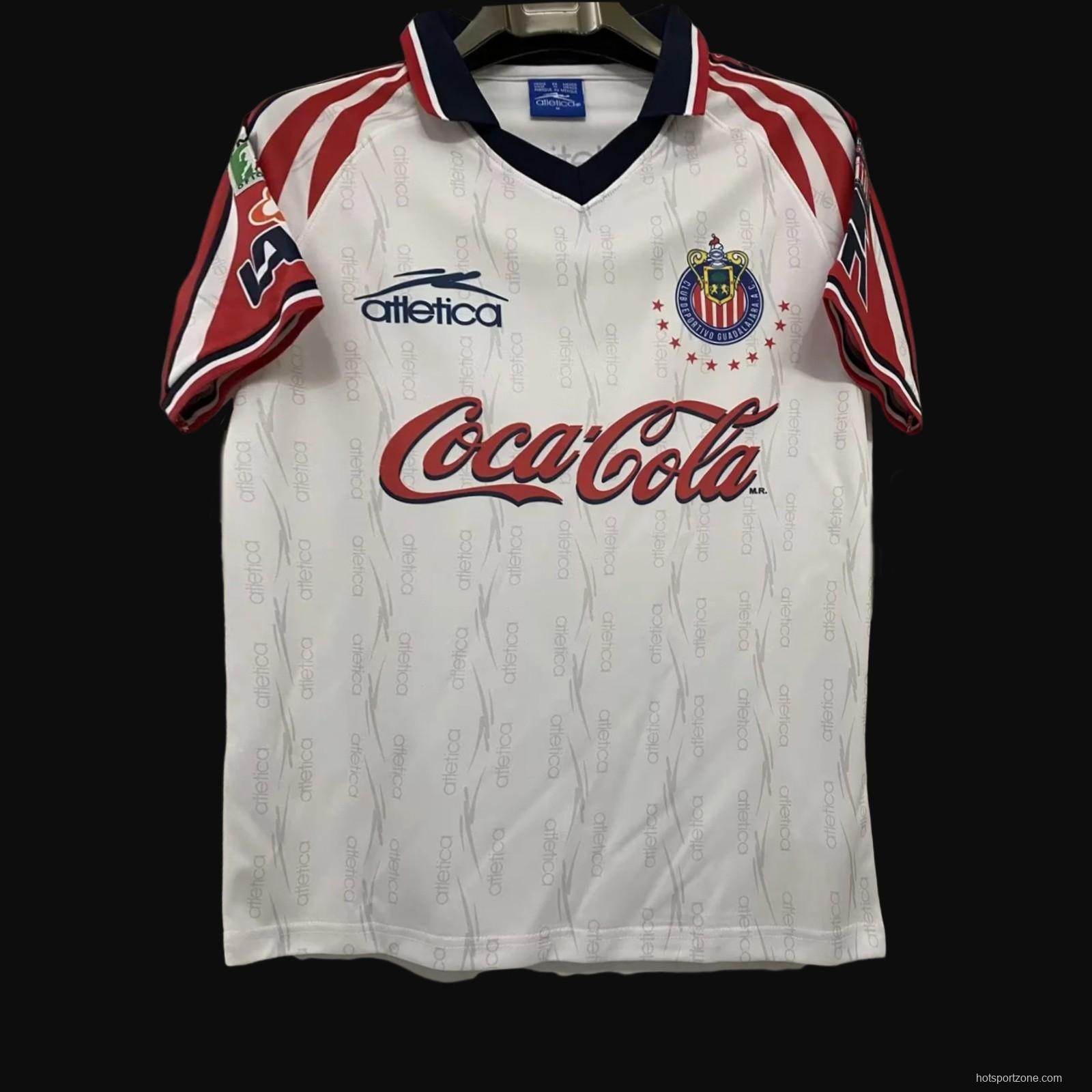 Retro 98/99 Chivas Guadalajara Away White Jersey