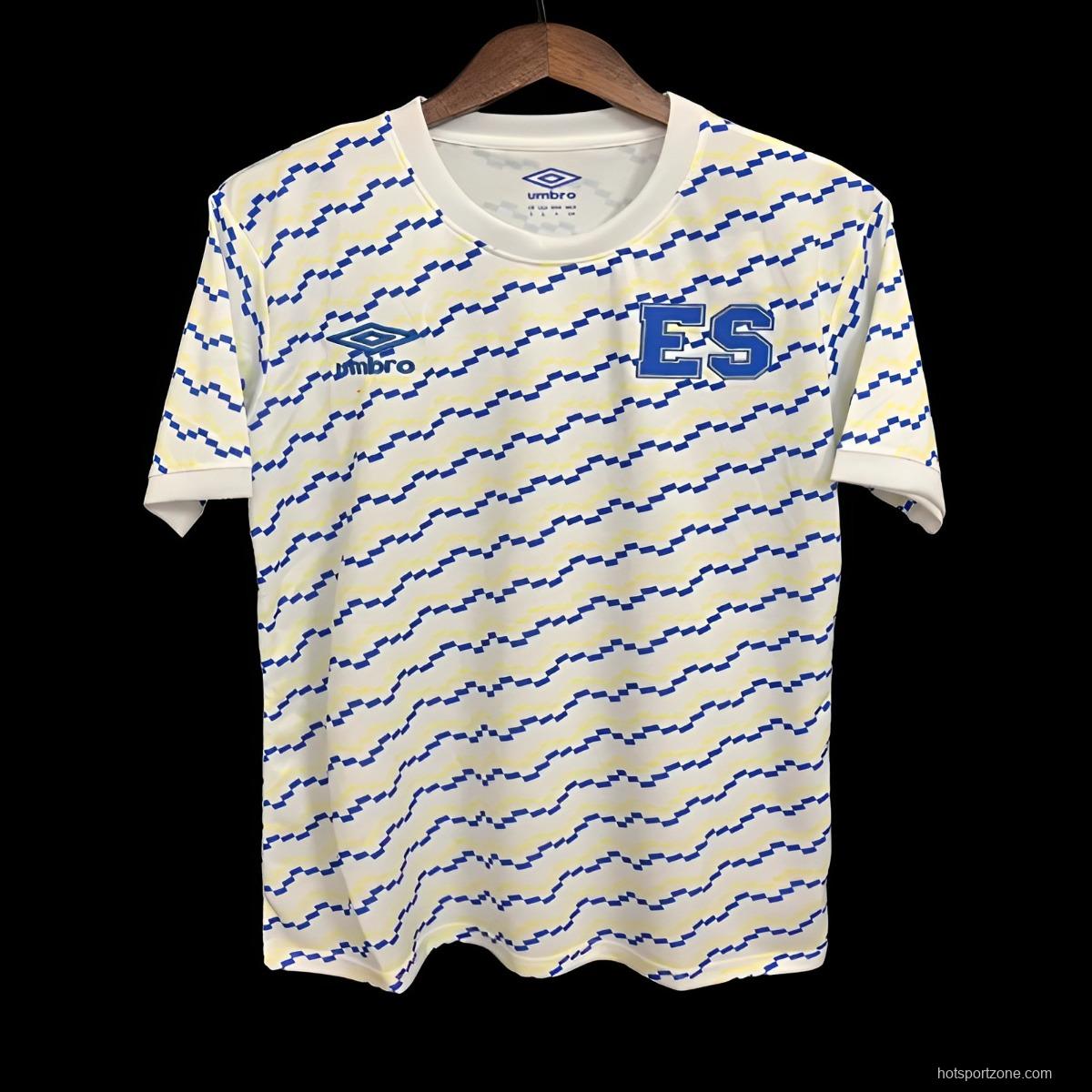 2023 EL Salvador Pre-Match White Jersey