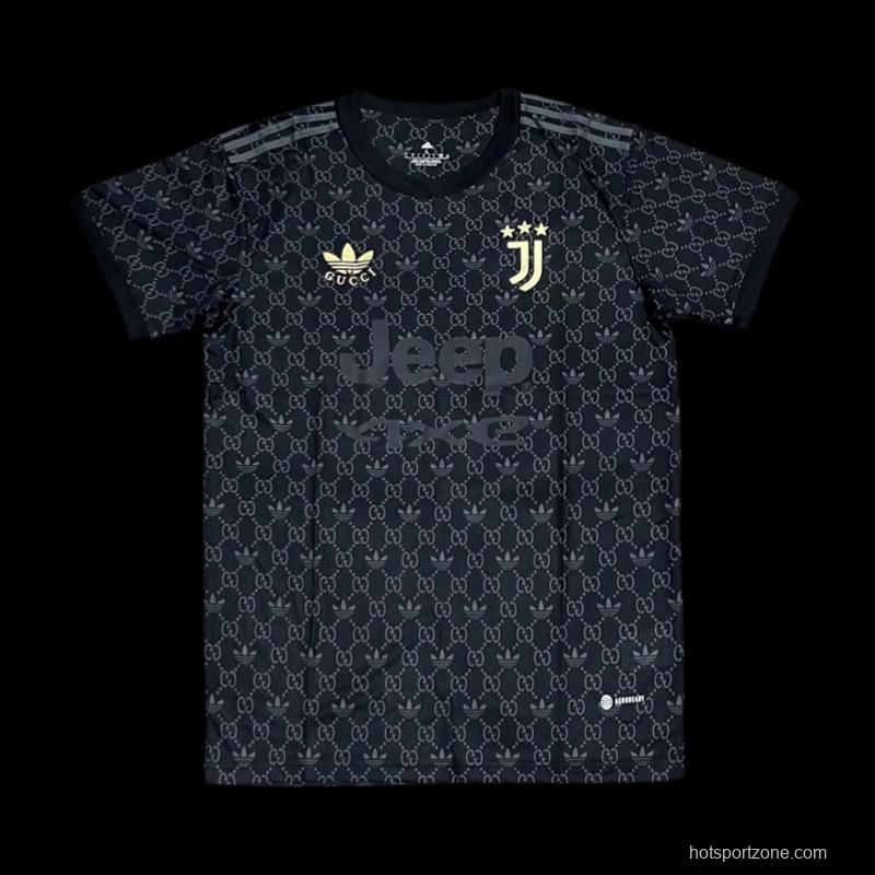 23/24 Juventus x GUCCI Black Special Jersey