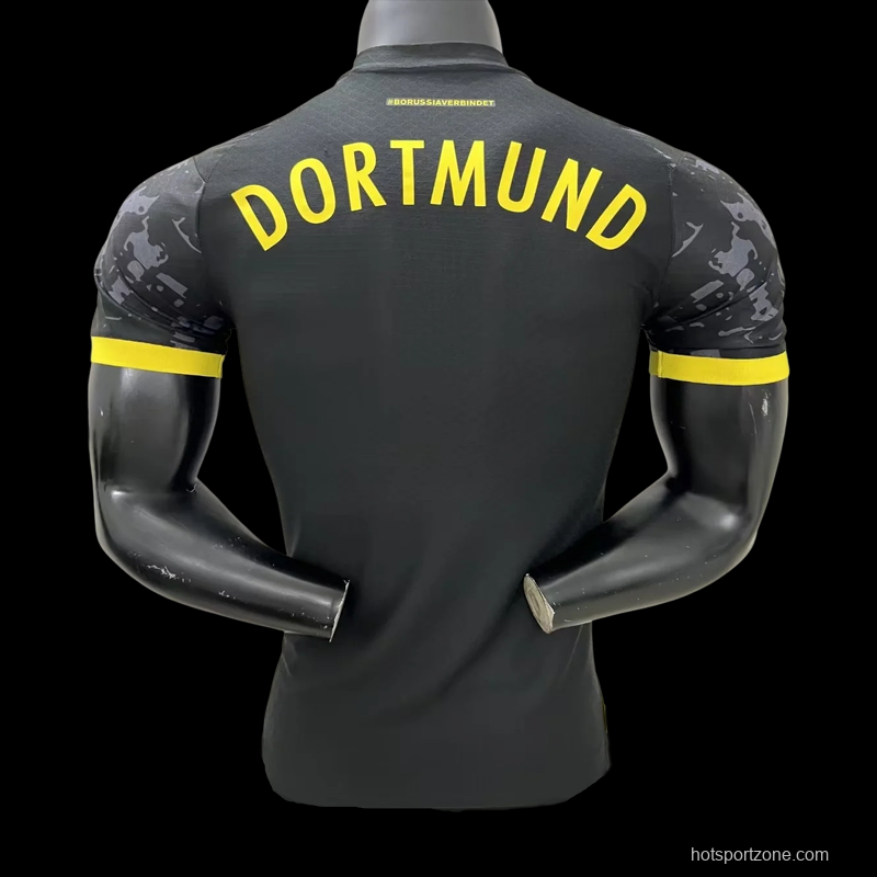 Player Version 23/24 Borussia Dortmund Away Black Jersey